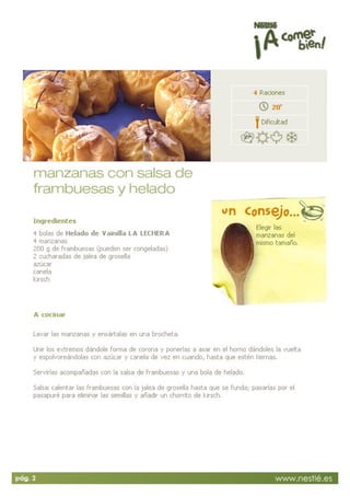 Receta postres