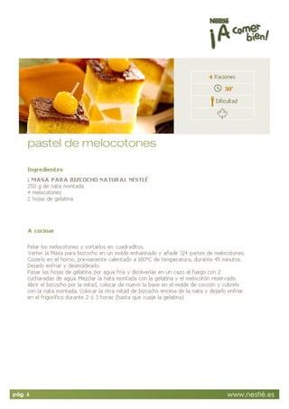 Receta postres