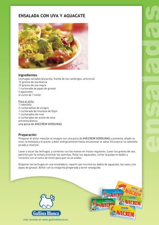 Recetario de Ensaladas