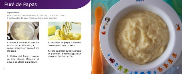 Recetario Las Primeras Comidas De Mi Bebe De Philips Avent Rd Recetario Las Primeras Comidas De Mi Bebe De Philips Avent Rd