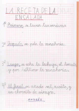 Recetas cocina 1ºA