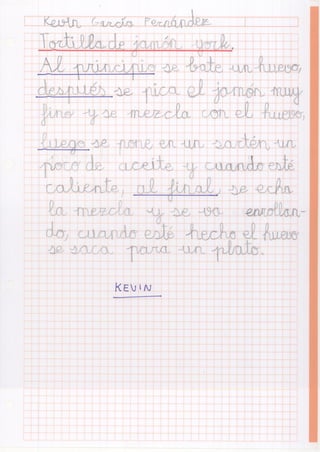 Recetas cocina 1ºA