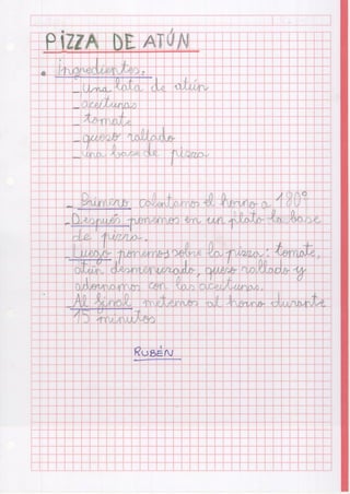 Recetas cocina 1ºA