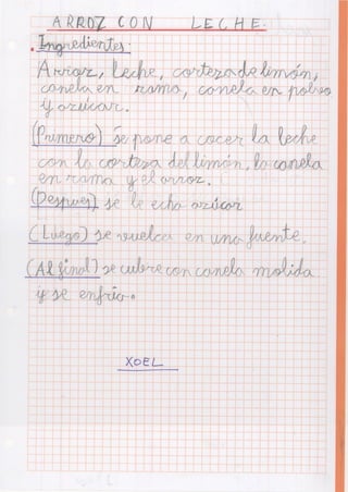 Recetas cocina 1ºA