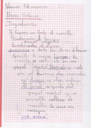 Recetas cocina 1ºA