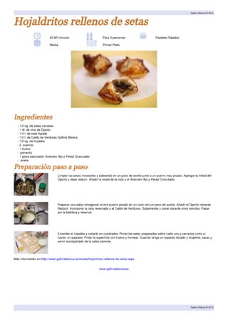 Recetas de Halloween