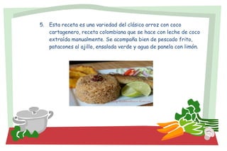 Recetas de la gastronomia colombiana