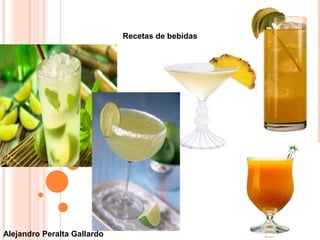 Recetas de bebidasAlejandro Peralta Gallardo