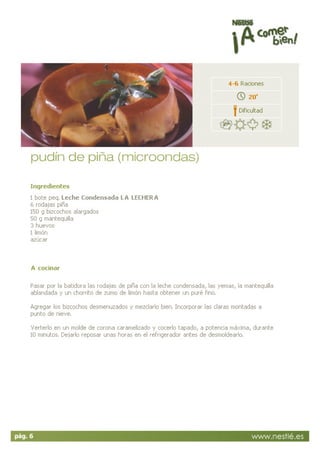 Recetas para cocinar con microondas