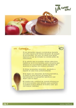 Recetas para cocinar con microondas