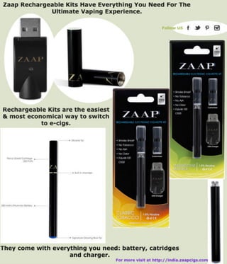 Rechargeable e cig india