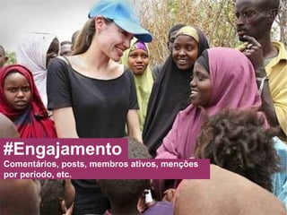 #Engajamento Comentários, posts, membros ativos, menções por período, etc.  