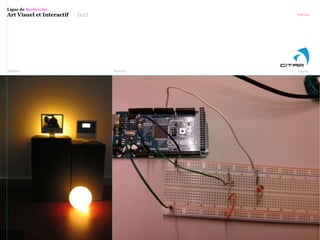 Fade out
Photo#1 Photo#2
Ligne de Recherche
Art Visuel et Interactif (02)
Logo#2
 