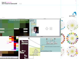 Logo#2Photo#1
Ligne de Recherche
Art Visuel et Interactif (04)
Photo#2
^
^
^
 