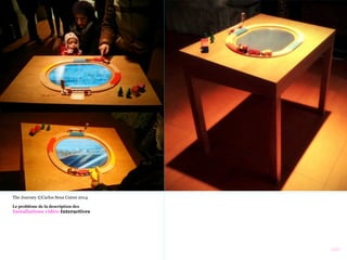/////
Le problème de la description des
Installations vidéo-Interactives
The Journey ©Carlos Sena Caires 2014
 