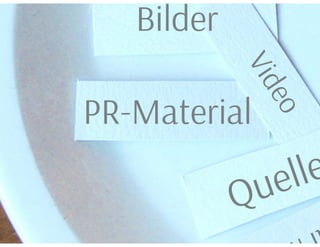 "Recherche 2014": Tipps für die PR-Arbeit