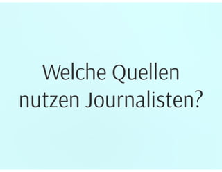 "Recherche 2014": Tipps für die PR-Arbeit