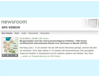 "Recherche 2014": Tipps für die PR-Arbeit