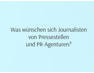 "Recherche 2014": Tipps für die PR-Arbeit