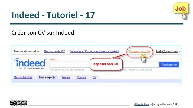 cv en ligne indeed