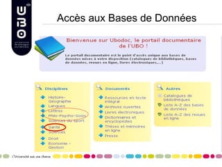 Accès aux Bases de Données
 