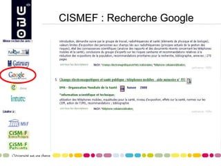 CISMEF : Recherche Google
 
