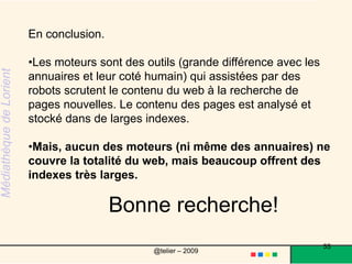 Résultat52@telier – 2009 