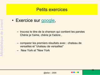 Gérer ses alertes53@telier – 2009 