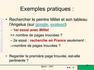 En conclusion.Les moteurs sont des outils (grande différence avec les annuaires et leur coté humain) qui assistées par des robots scrutent le contenu du web à la recherche de pages nouvelles. Le contenu des pages est analysé et stocké dans de larges indexes.