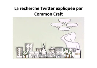 La	
  recherche	
  Twi3er	
  expliquée	
  par	
  
             Common	
  Cra;	
  
 