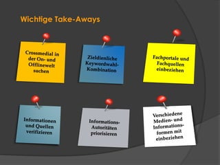 Wichtige Take-Aways
 