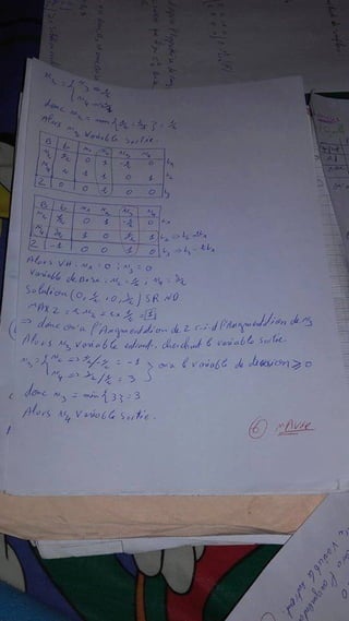 Rechrches operationnele exam 2016 +corr