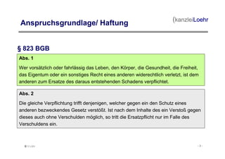 Recht und Haftung bei Gehörschäden