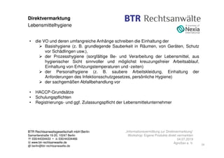 BTR Rechtsanwaltsgesellschaft mbH Berlin
Samariterstraße 19-20, 10247 Berlin
℡ 030/44334433 030/44334466
www.btr-rechtsanw...