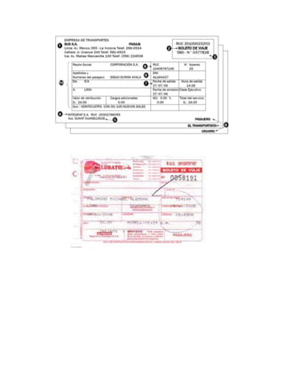 Recibo por honorarios