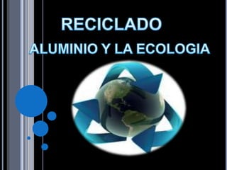 RECICLADO ALUMINIO Y LA ECOLOGIA 