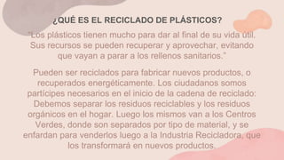 Reciclado de Plasticos Alem Sabrina