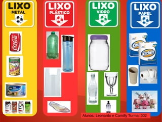 Alunos: Leonardo e Camilly Turma: 302
 