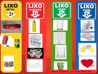 Alunos: Gustavo e Luis Victor Turma: 302
 