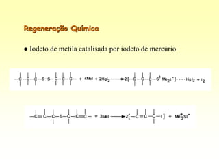 Regeneração Química

   Iodeto de metila catalisada por iodeto de mercúrio
 
