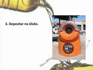3. Depositar no óleão.