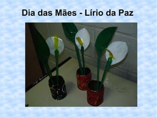 Dia das Mães - Lírio da Paz  