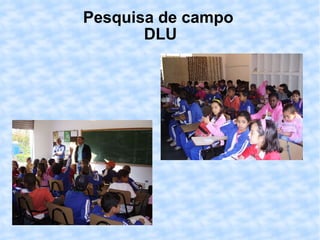 Pesquisa de campo  DLU 