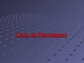 Ciclo de Reciclagem   