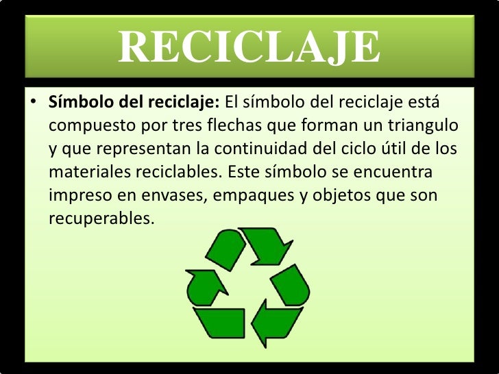 Reciclaje