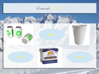 Contenidor GROC
Latas
Bricks
Plastico
 