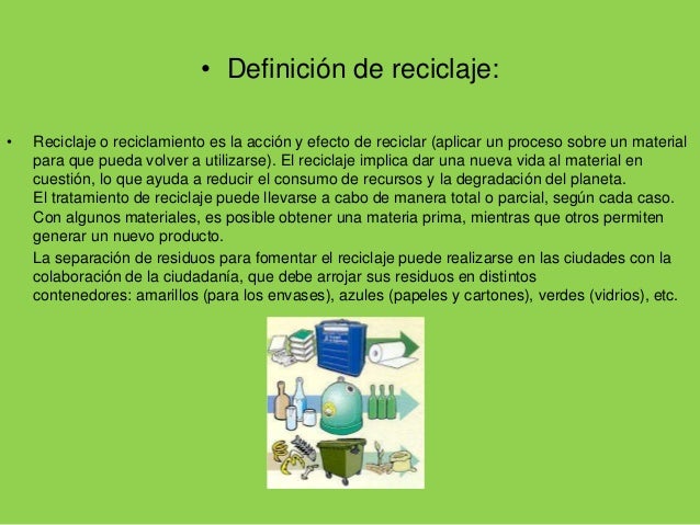 Reciclaje