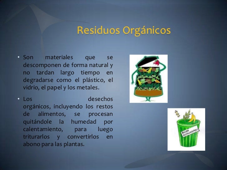 Reciclaje de Desechos Orgánicos