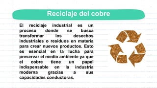 Reciclaje del cobre
 