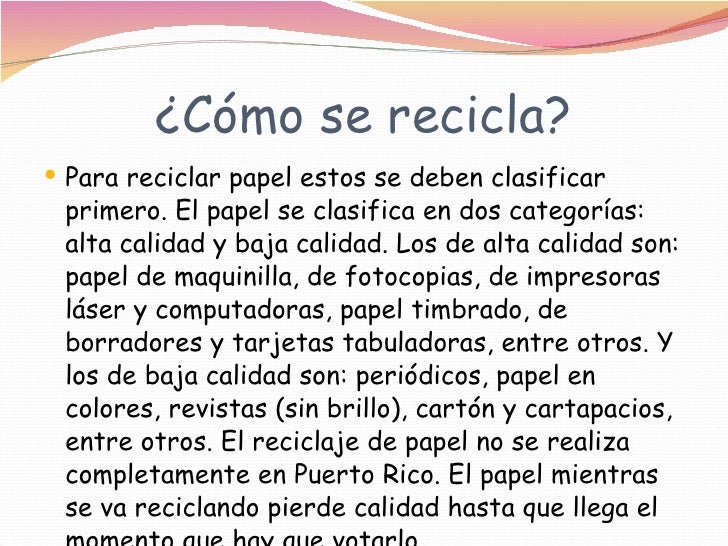 Reciclaje en Puerto Rico